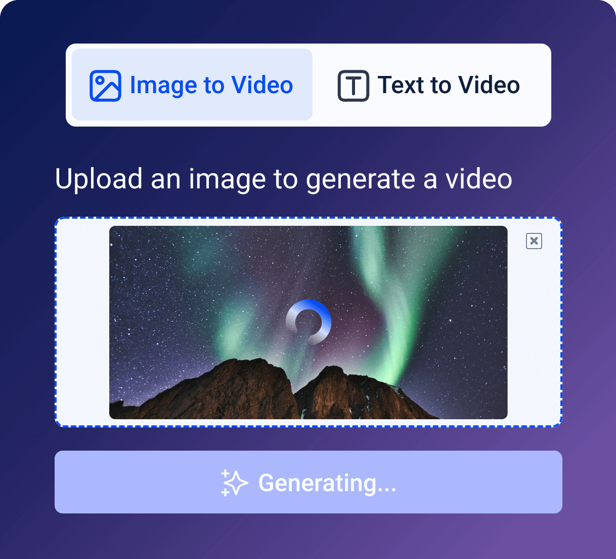 Générez une Vidéo
