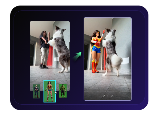 Vidéo danse IA virale réseaux sociaux