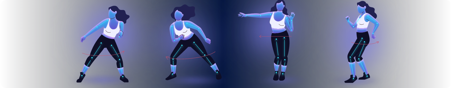 Modèles vidéo danse IA échange de corps